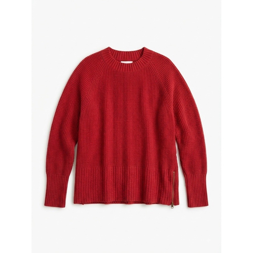womens ll bean sweater 2x Plus Red Winter Warm Holiday New